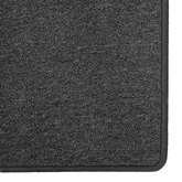 Chodnik dywanowy Ciemnoszary 100 x 250 cm 100% polipropylen