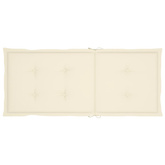 vidaXL Składane krzesła ogrodowe z poduszkami, 3 szt., drewno akacjowe