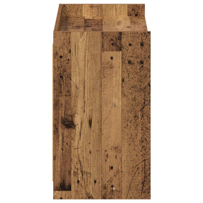 Szafka na buty z przechowywaniem Stare drewno 85 x 39,5 x 70 cm