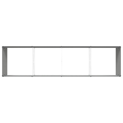 Donica Antracyt 385 x 100 x 45 cm Stal Galwanizowana