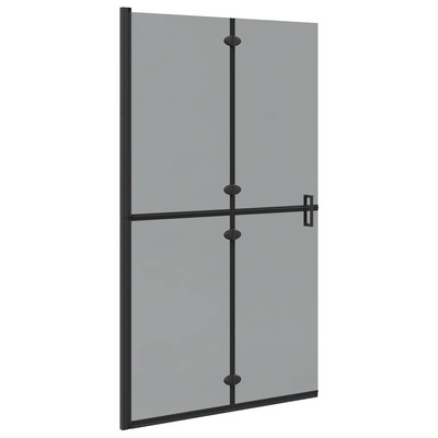 Ściana prysznicowa Walk-In Czarny 110 x 6,5 x 190 cm