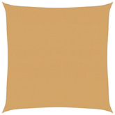 Żagiel przeciwsłoneczny, 160 g/m?, piaskowy, 7x7 m, HDPE