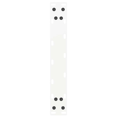 Nogi do stolika kawowego w kształcie litery U 2 szt. Białe 40x(30-31) cm Stal
