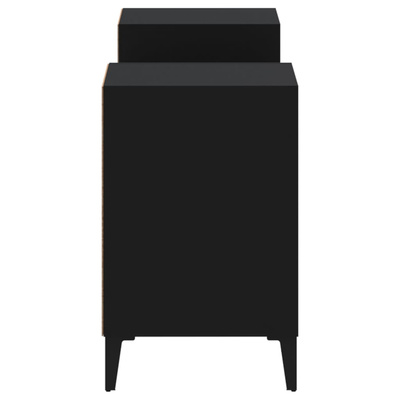 vidaXL Szafka pod TV, czarna, 160x35x55 cm, materiał drewnopochodny