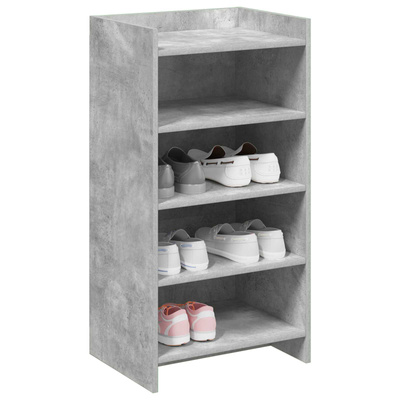 Szafka na buty z przechowywaniem Betonowy szary 48 x 36 x 92 cm