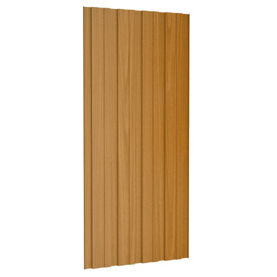 Panel dachowy 36 pcs naturalny 100 x 45 cm Stal galwanizowana