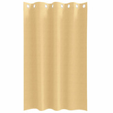Firany blackout z kółkami 2 pcs Beżowy 175 x 140 cm Poliester