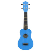 Ukulele sopranowe z pokrowcem, dla dzieci, błękitne, 23