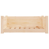 vidaXL Legowisko dla psa, 75,5x55,5x28 cm, lite drewno sosnowe