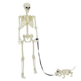 Dekoracja Halloween Szkielet 2 pcs Biały polipropylen