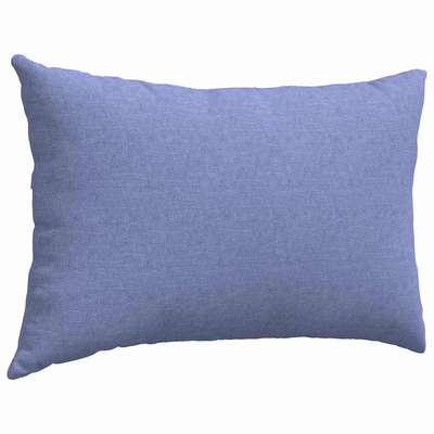 Poduszki na sofę 2 pcs Niebieski dżins 60 x 40 cm tkanina