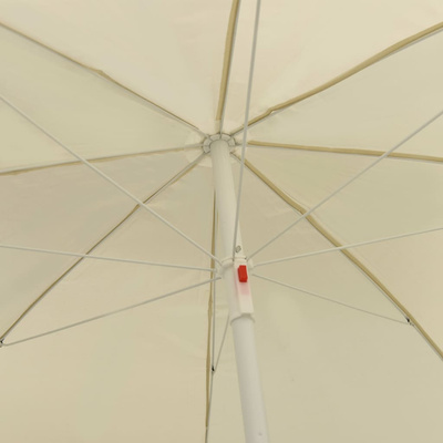 Parasol plażowy, piaskowy żółty, 240 cm