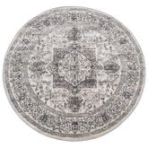 vidaXL Dywan ARBIZU do pomieszczeń i na zewnątrz, vintage, Ø 200 cm