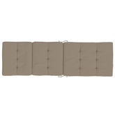 vidaXL Poduszki na leżaki, 2 szt., kolor taupe, tkanina Oxford