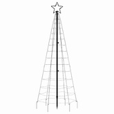 Choinka świąteczna LED z kolcami 220 diod LED Zimna biel 180 cm