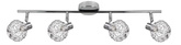 Lampa sufitowa COLLAR listwa regulowana 4-punktowa do kuchni metalowa