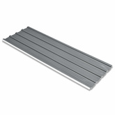 Panel dachowy 12 pcs Szary 129 x 45 cm Stal galwanizowana