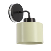 OLIVCA lampa kinkiet 1x40W E27 klosz oliwkowy