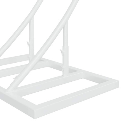 Łuk Ślubny Biały 220 x 45 x 200 cm Stal