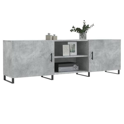 Szafka pod TV, szarość betonu, 150x30x50 cm vidaXL
