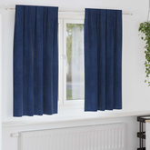 Zasłony zaciemniające 2 pcs Ciemnoniebieski 140 x 175 cm
