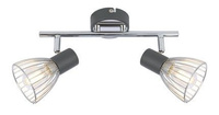 Lampa ścienna candellux modo 92-61522 listwa e14 czarny+chrom
