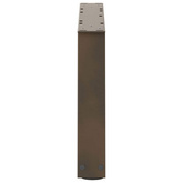 Nogi do stolika kawowego w kształcie litery V 2 szt. Naturalna stal 60x(30-31,3) cm Stal
