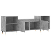 Szafka pod TV, szarość betonu, 160x35x55 cm vidaXL