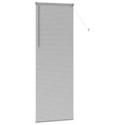 Żaluzje weneckie Srebrny 220 x 75 cm Aluminium
