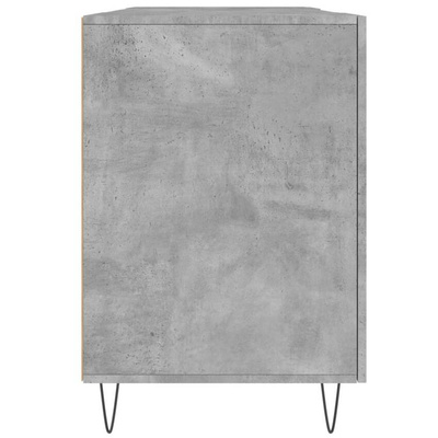 vidaXL Biurko, szarość betonu, 140x50x75 cm, materiał drewnopochodny wariant 5