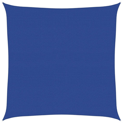 Żagiel przeciwsłoneczny, 160 g/m?, niebieski, 6x6 m, HDPE