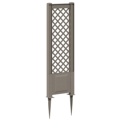 Trellis z gwoździem Szary 43 x 6 x 165 cm PP