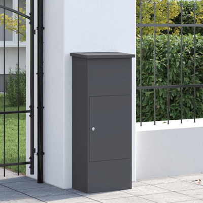 Skrzynka na przesyłki Antracyt 44,5 x 29 x 110,5 cm Stal