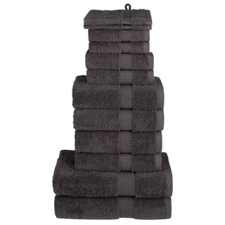 12-cz. zestaw ręczników premium SOLUND, antracytowy, 600 g/cm?