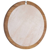vidaXL Lustro ścienne, 60 cm, tekowe, okrągłe model standard