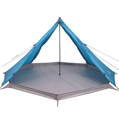 vidaXL Namiot rodzinny tipi, 8-os., niebieski, wodoszczelny model standard
