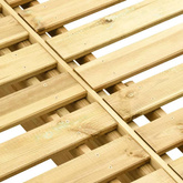 vidaXL Leżak podwójny, impregnowane na zielono drewno sosnowe