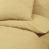Zestaw pościeli, kolor taupe, 200x200 cm, lekka mikrofibra