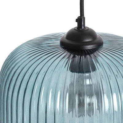 Lampa Wisząca Niebieska E27 ?25cm Abruzzo Mandi