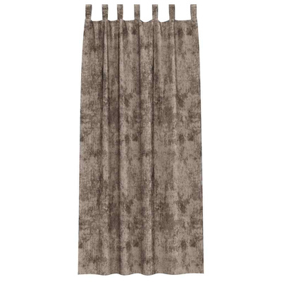 Zasłony z weluru 2 pcs Cappuccino 225 x 140 cm Aksamit