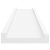 vidaXL Półki ścienne na zdjęcia, 2 szt., białe, 60x9x3 cm, MDF