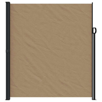Zwijana markiza boczna, taupe, 220x600 cm