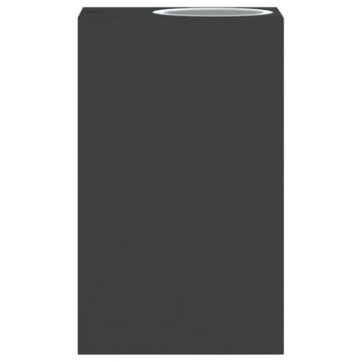 Kinkiety zewnętrzne, 2 szt., czarne, odlewane aluminium