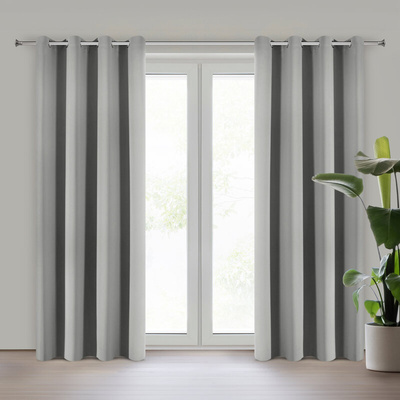 Zasłona Logan szara 135x250