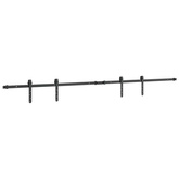 System do drzwi przesuwnych do mebli, 200 cm, stal węglowa model standard