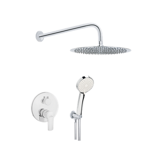 Zestaw podtynkowy z baterią podtynkową 2-funkcyjną Verso chrom  Invena