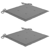 vidaXL Składane krzesła ogrodowe z poduszkami, 2 szt., drewno akacjowe