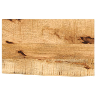 Blat stołu, 60x20x3,8cm, naturalna krawędź, surowe drewno mango