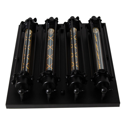 Plafon Abigali Retro 4, czarny 4xE27