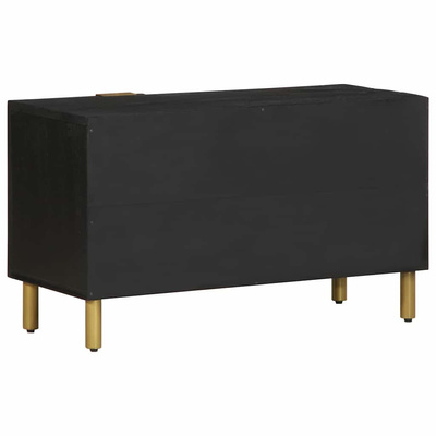 Szafka pod telewizor, czarna, 80x33x46 cm